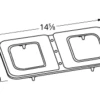 Broil King Jacuzzi Grill Replacement Stainless Steel Burner - 14102 -Weber Shop 14102 84278.1647022941.1500.1500