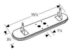 Charmglow, Sunbeam Stainless Steel Oval Twin Burner Head - 16702