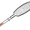 Deluxe Large Non Stick Fish Basket With Wooden Handle -Weber Shop 21014 08400.1477041467.1500.1500