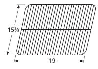 15 3/8 X 19, Charbroil Porcelain Cooking Grid - 50091