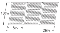 18 7/16 X 26 5/8, Charbroil, Kenmore Stamped Stainless Cooking Grids - 5S473