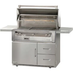Alfresco ALXE 42" Grill With Sear Zone On Refrigerated Cart