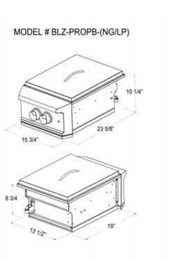 Blaze Professional Power Burner - BLZ-PROPB -Weber Shop Blaze Pro Power Burner Specs 60024.1530981622.1500.1500