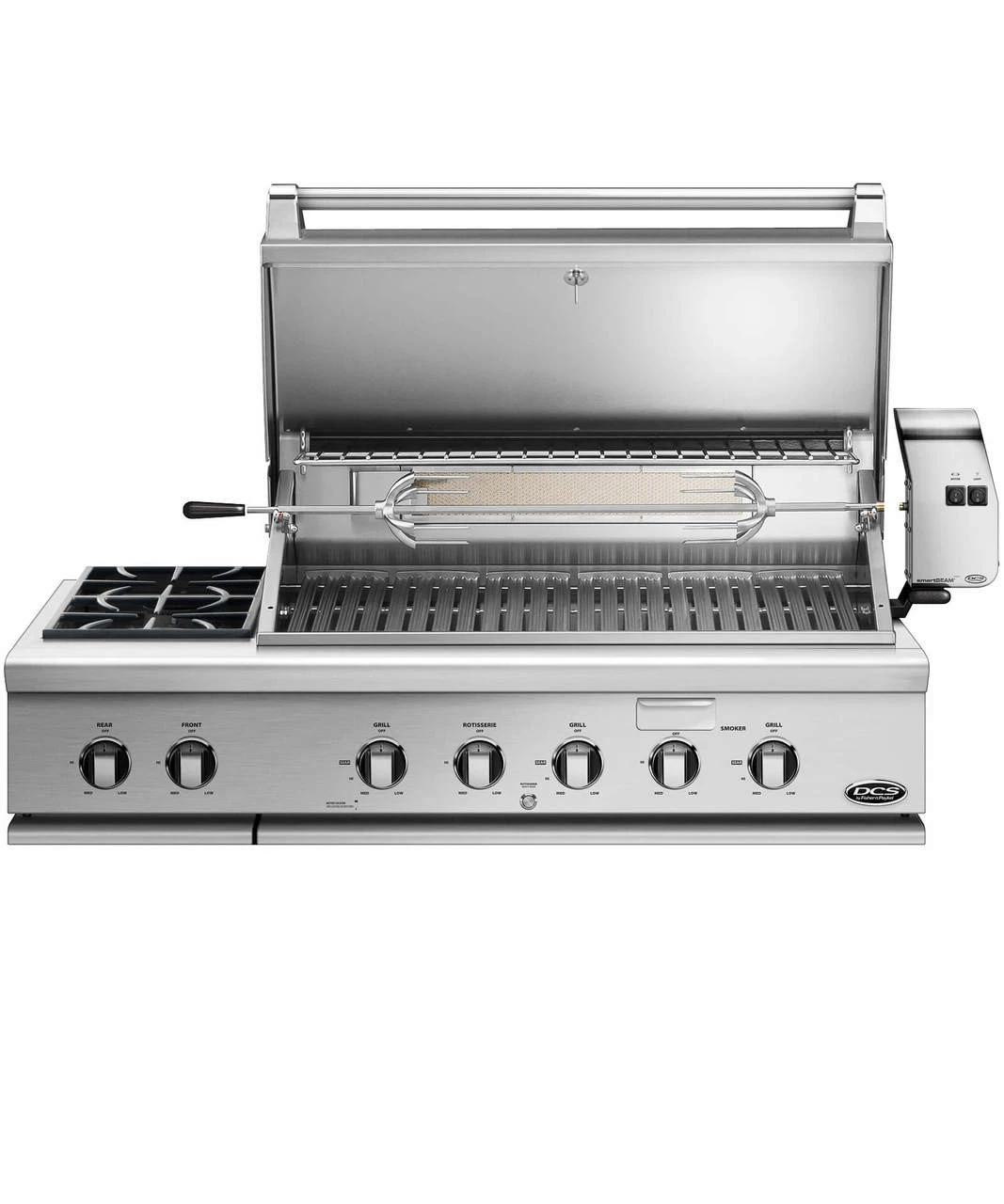DCS 48" Built-in Natural Gas Grill, Integrated Sideburner - BH1-48RS-N 4 DCS 48" Built-in Natural Gas Grill, Integrated Sideburner - BH1-48RS-N - Image 2