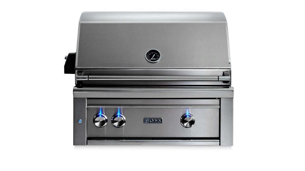 Lynx 30" Built-in Grill W All Ceramic Burners And Rotisserie - L30R-3 3 Lynx 30" Built-in Grill W All Ceramic Burners And Rotisserie - L30R-3