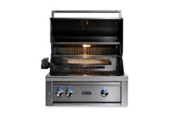 Lynx 30” Built-in Grill - 1 Trident Burner, 1 Ceramic Burner, Rotisserie - L30TR -Weber Shop Lynx L30 Hood Open 18225.1607032924.1500.1500