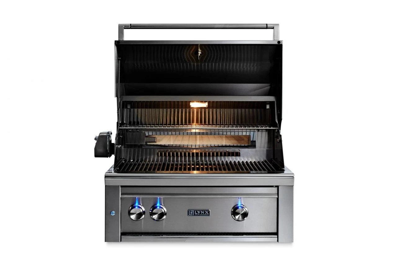 Lynx 30" Built-in Grill W All Ceramic Burners And Rotisserie - L30R-3 4 Lynx 30" Built-in Grill W All Ceramic Burners And Rotisserie - L30R-3 - Image 2
