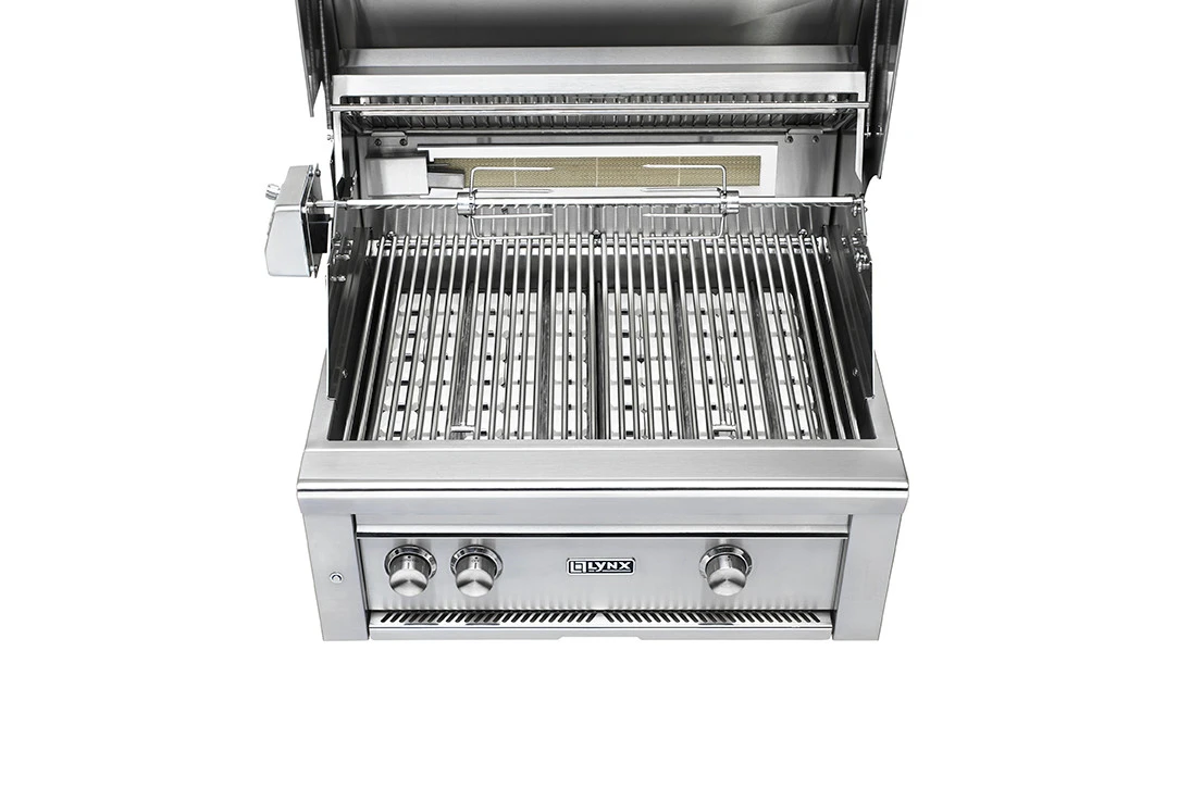Lynx 30" Built-in Grill W All Ceramic Burners And Rotisserie - L30R-3 6 Lynx 30" Built-in Grill W All Ceramic Burners And Rotisserie - L30R-3 - Image 4