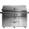 Lynx 54” Freestanding Grill With 1 Trident Infrared Burner, 3 Ceramic Burners, Rotisserie - L54TRF 2 Lynx 54” Freestanding Grill With 1 Trident Infrared Burner, 3 Ceramic Burners, Rotisserie - L54TRF -Weber Shop Lynx L54TRF Closed Lid 30816.1533127983.1500.1500