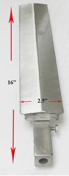 16 X 2 1/2, OCS, Coyote Stainless Burner - OCS1 4 16 X 2 1/2, OCS, Coyote Stainless Burner - OCS1 - Image 2