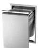 Twin Eagles 18" Tall Double Trash Drawer - TETD182T-B -Weber Shop TETD182T B 45920.1617991316.1500.1500