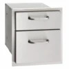 AOG Stainless Steel Double Drawer - 16-15-DSSD -Weber Shop aog double drawer 61797.1477024317.1500.1500