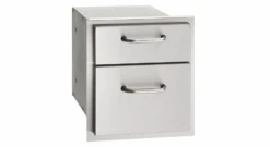 AOG Stainless Steel Double Drawer - 16-15-DSSD