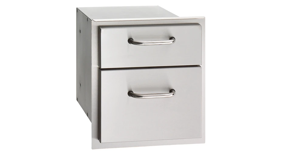 AOG Stainless Steel Double Drawer - 16-15-DSSD 3 AOG Stainless Steel Double Drawer - 16-15-DSSD
