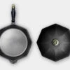 Finex 10" Cast Iron Skillet With Lid -Weber Shop finex skillet 12 lid 65381.1615906884.1500.1500