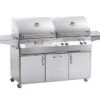 Fire Magic Aurora A830S Charcoal/Gas Grill On Cart, Infrared Burner, Rotisserie -Weber Shop grill large aurora a830s1 24636.1693486190.1500.1500