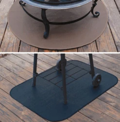 Black 30 X 84 Rectangular Grill Mat