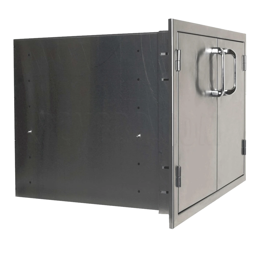 30" Fully Enclosed Pantry W Double Doors, Low Profile 3 30" Fully Enclosed Pantry W Double Doors, Low Profile