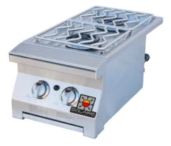 Solaire Cart Mounted Double Side Burner - 30, 42 Grills