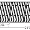 17 1/8 X 27 3/8, Fiesta Cast Iron Cooking Grids 2 17 1/8 X 27 3/8, Fiesta Cast Iron Cooking Grids -Weber Shop yhst 87469101818510 2155 15456441 74812.1618006354.1500.1500