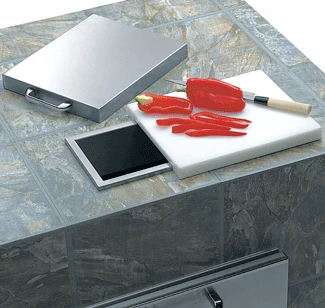 Lynx Counter-top Trash Chute, Cutting Board Cover - L18TS 3 Lynx Counter-top Trash Chute, Cutting Board Cover - L18TS