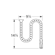 Ducane Left Burner For 1502, 1504, 4005, 5004 - 124L1 6 Ducane Left Burner For 1502, 1504, 4005, 5004 - 124L1 - Image 4