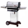 MHP TJK2-P Propane Grill W/ Stainless Grids On Stainless Steel Cart -Weber Shop yhst 87469101818510 2155 57760347 06709.1477012728.1500.1500